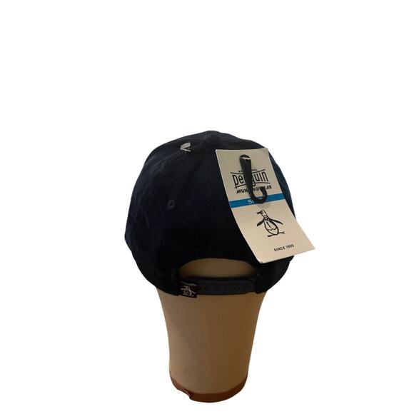 Penguin by Munsingwear Rope Snapback Black Hat Corduroy Baseball Cap Adujustable - Picture 5 of 6